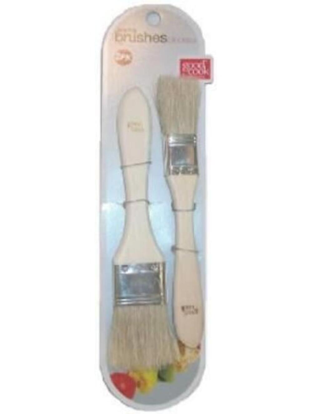 Good Cook Natural Wood Pastry/Basting Brush Set